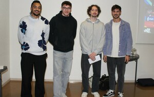 Athlètes récompensés groupe sprint