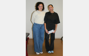 Athlete recompensée groupe épreuves combinées