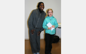 Athlète récompensée groupe Eveils Poussins